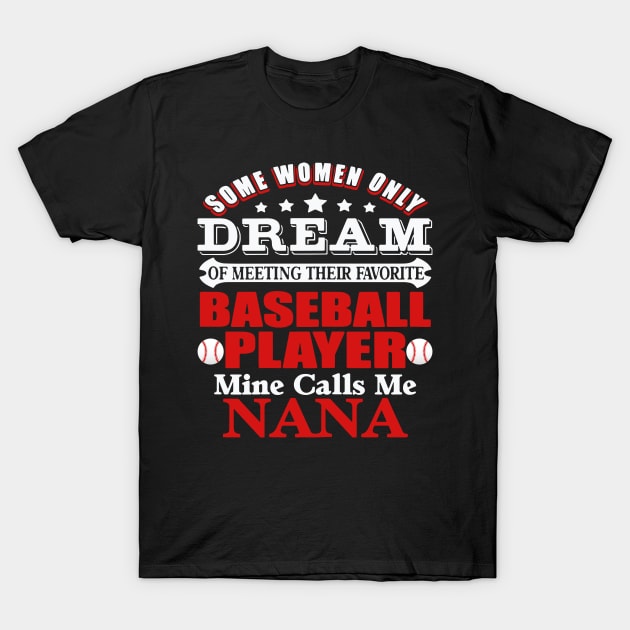 baseball player nana T-Shirt by Xonmau